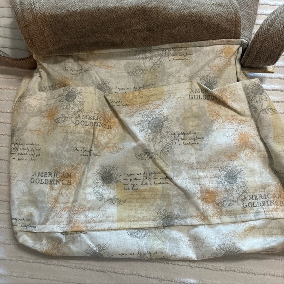 Tan Tweed Herringbone Bag/purse Envelope Fold With Matching Wallet NWOT‎ - Picture 5 of 16